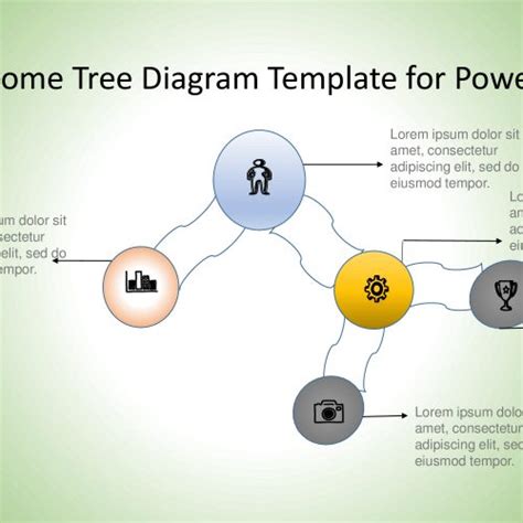 Awesome Tree Diagram PowerPoint Template - Slidevilla