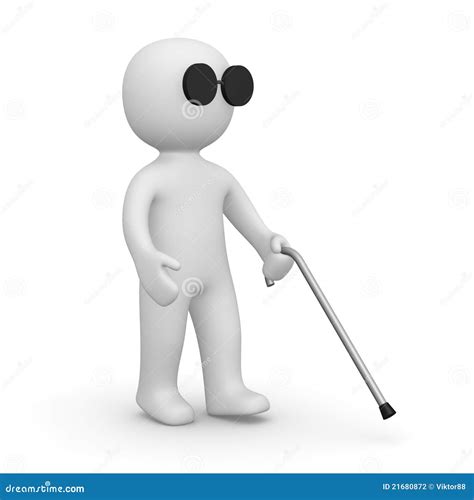 Blind Man Stock Photography Image 21680872