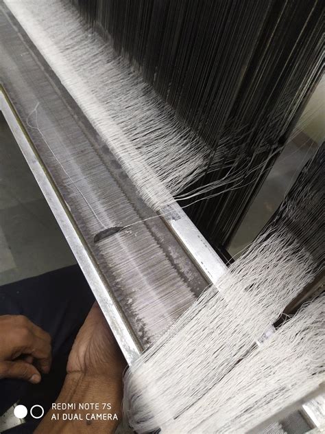 Textile Adviser Drawing In Process A Weaving Process