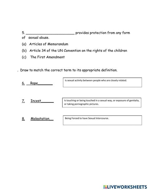 706129 Sexual Abuse Wendy Rolle Liveworksheets