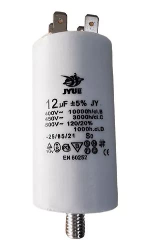 Capacitor Condensador Para Lavadora Mf Cuotas Sin Inter S