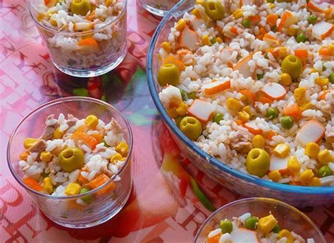 Ensalada De Arroz Receta Muy F Cil Y Sana