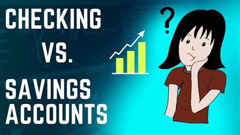 Checking Vs Savings Accounts Youtube