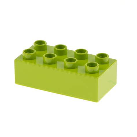 X Lego Duplo Bau Stein X X Basic Lime Hell Gr N Pb