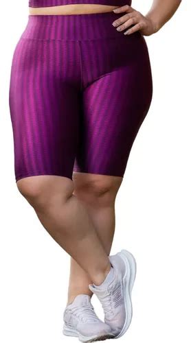 Kit Bermudas Feminina Plus Size Modeladora Academia Frete Gr Tis