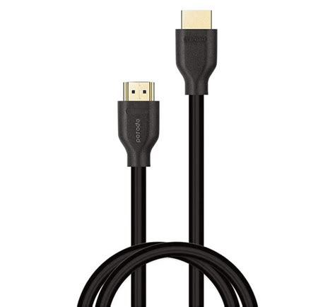 Porodo 8K HDMI to HDMI Cable V2.1 3m/10ft - Black - Telefonika Ghana