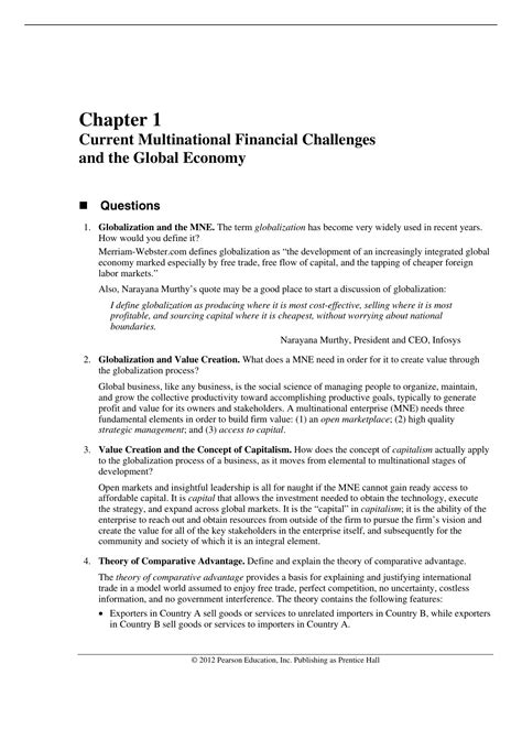 Fundamentals Of Multinational Finance Moffett Solutions Summaries