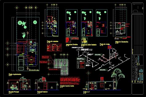 Social Housing Type Fonavi Dwg Full Project For Autocad Designs Cad