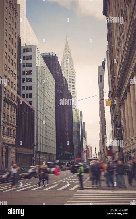 New York City Manhattan Skyline, U.S.A. Vintage retro style Stock Photo - Alamy