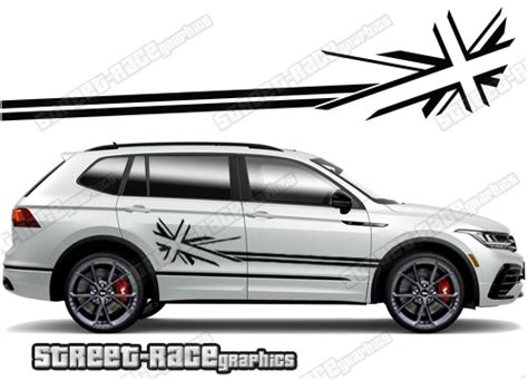 Volkswagen Tiguan 073 Union Jack Street Race Graphics