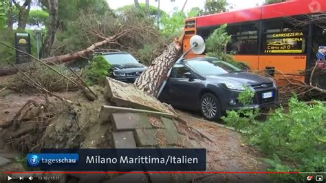 Unwetter in Italien sorgt für Verwüstung