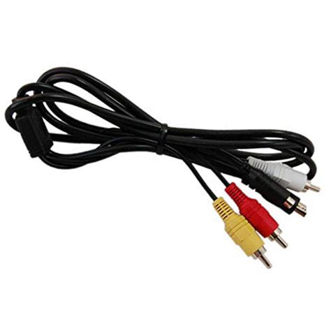 Hqrp Av Audio Video Cable Cord Compatible With Sony Handycam Dcr Sx45 Dcr Sx60 Dcr Sx63 Dcr