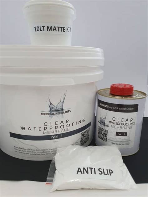 2 6 Gallon Large Remedial Kit Satin Or Matte Remedial Membranes