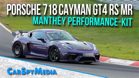 2024 Porsche 718 Cayman GT4 RS MR Manthey Performance Kit Caught