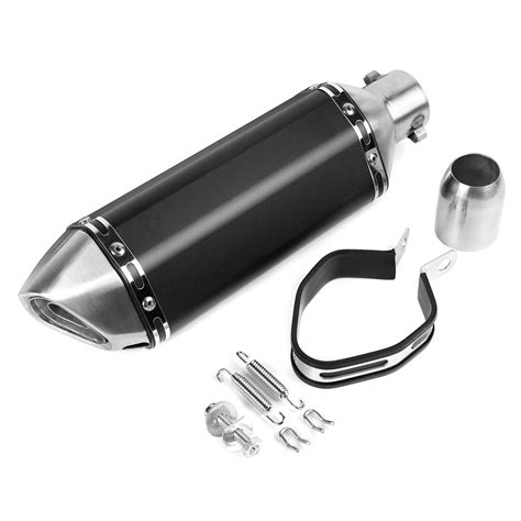 Mm Mm Motorcycle Exhaust Muffler Pipe With Silencer Slip On Scooter