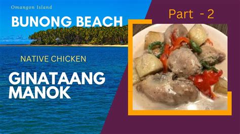 Omangon Island Ginataang Native Na Manok Part Youtube