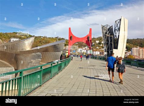 Spain Basque Country Bilbao Guggenheim Museum By Frank O Gehry