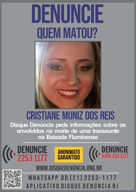 Disque Denúncia Pede Informações Sobre Envolvidos Na Morte De Mulher