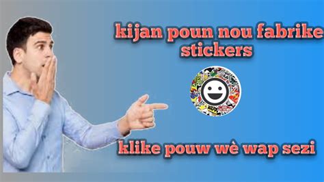 kijan pouw kreye stickers pou WhatsApp ou fè paw pa pran pa moun