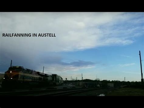 Railfanning In Downtown Austell Ft Ns Up Bnsf Kcs Csx And Amtrak