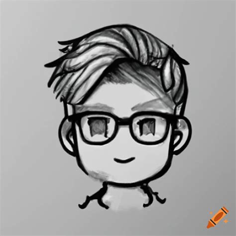 Roblox Boy Portrait Chibi With Bacon Hair On Craiyon