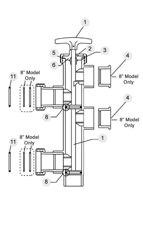 Pentair Backwash Valve For Use With De And Sand Filters Push Pull Valve