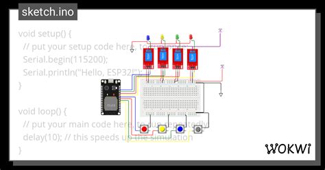 Home Automation Wokwi ESP32 STM32 Arduino Simulator