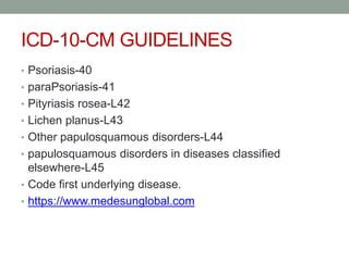 Papulosquamous Disorders PPT