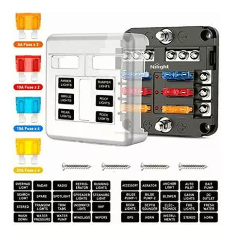 Nilight F Bloque De Fusibles De V As Circuitos Meses Sin