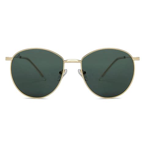 Vincent Chase By Lenskart Polarized And Uv Protected Round Sunglass For Men And Women Green Vc