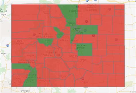 Colorado Vote To Reintroduce Wolves Results Map Outdoor Board