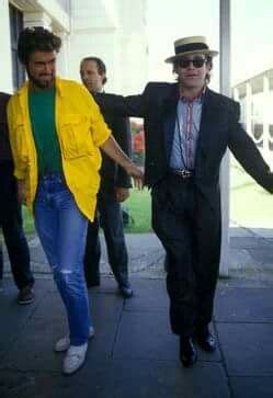 George and Elton John.........LIVE AID..........Wembley.........1985........... | George michael ...