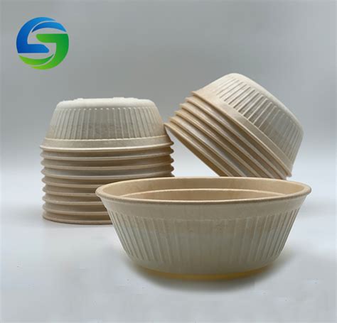 Disposable Bowls For Hot Soup Made From Natural Corn Starch