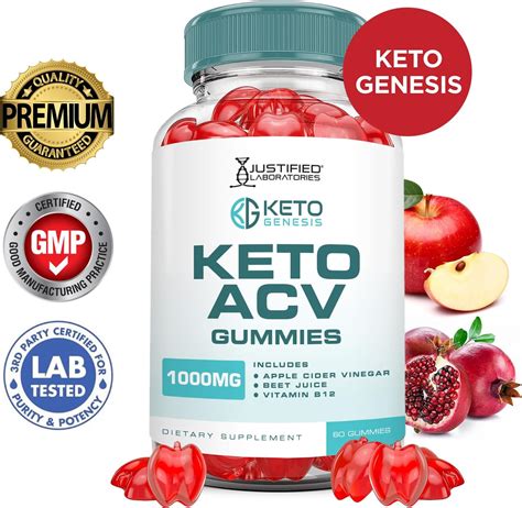 Paquete De Gomitas Keto Genesis Keto Acv De F Rmula Avanzada De