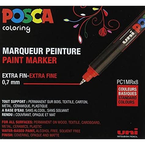 Snapklik Posca Pc M Art Marker Pens Pack Of Assorted Colours