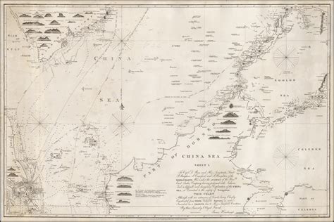 China Sea Sheet 1 Singapore Siam Cambodia Mindanao Borneo Barry