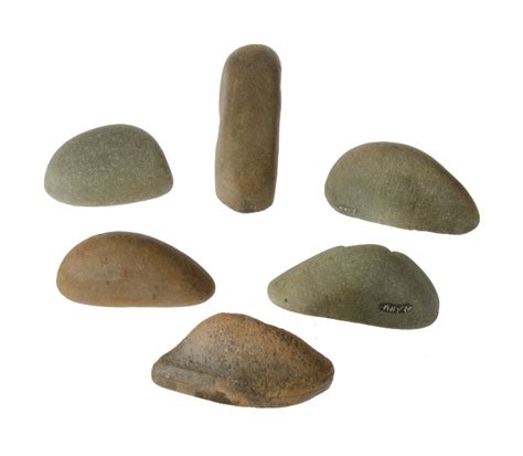 6 Var Aboriginal Grind Stones Yarramundi Stones