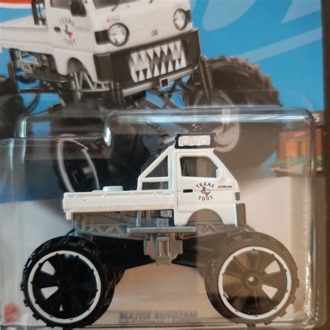 Mattel Other Hot Wheels Mazda Autozam 224 Hw Dream Garage Collection White Monster Truck