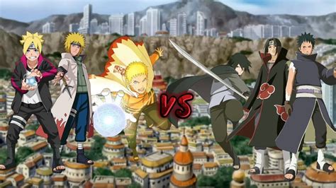 Naruto Storm Naruto Uzumaki Adulto Minato Y Boruto Uzumaki Vs Sasuke