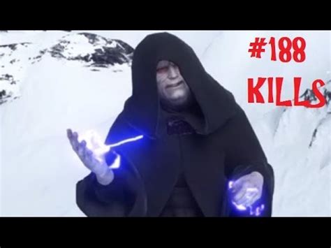 Star Wars Battlefront Emperor Palpatine 188 Killstreak On Hoth In