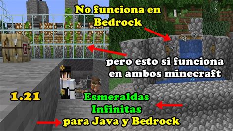 Granja De Esmeraldas Infinitas Para Minecraft Java Y Minecraft