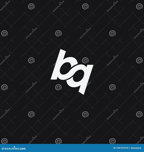 Plantilla Vectorial De Icono De Logotipo Bq De Letra Infinita De