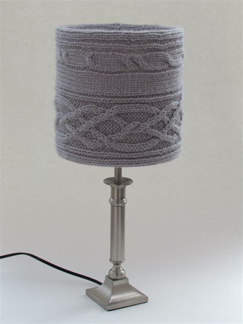 Cablelight Lampshade Knitting Pattern