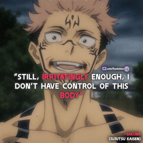 Sukuna Quotes Jujutsu Kaisen