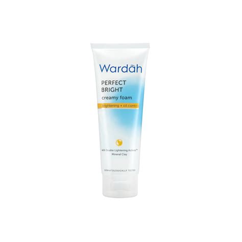 Wardah Perfect Bright Creamy Foam Brightening Oil Control