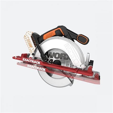 Worx 20V Cordless EXACTRACK Circular Saw 165mm Tool Only WX530 9