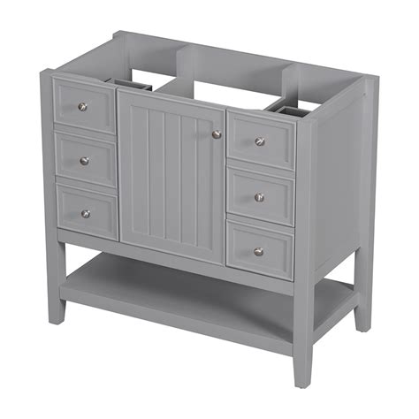 Winston Porter Rafaelof 35 5 Single Bathroom Vanity With Solid Wood