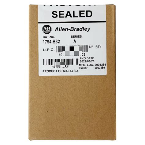 New Factory Sealed Allen Bradley Ib Flex I O Ser A Input Module