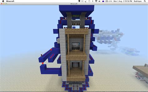 Fully Functionable Minecraft 2x2 Elevator 193 Minecraft Map