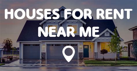 Houses For Rent Near Me Points Near Me